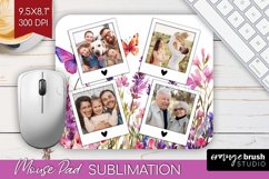 Wildflowers Photo Mouse Pad PNG - Floral Picture Frame Mouse Product Image 1