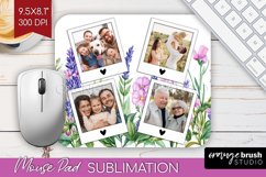 Wildflowers Photo Mouse Pad PNG - Floral Picture Frame Mouse Product Image 1