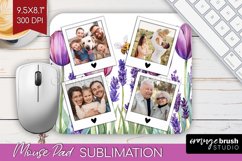 Wildflowers Photo Mouse Pad PNG - Floral Picture Frame Mouse Product Image 1