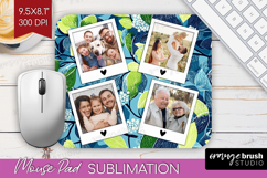 Eucalyptus Photo Mouse Pad PNG - Botanical Picture Frame Pad Product Image 1