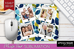 Eucalyptus Photo Mouse Pad PNG - Botanical Picture Frame Pad Product Image 1