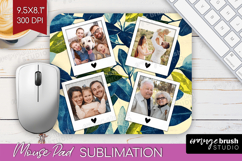 Eucalyptus Photo Mouse Pad PNG - Botanical Picture Frame Pad Product Image 1
