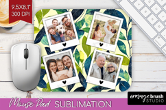 Eucalyptus Photo Mouse Pad PNG - Botanical Picture Frame Pad Product Image 1