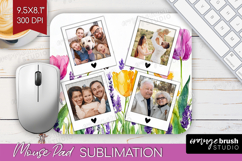 Wildflowers Photo Mouse Pad PNG - Summer Flowers Picture Pad Product Image 1