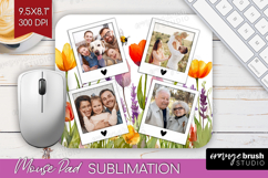 Wildflowers Photo Mouse Pad PNG - Summer Flowers Picture Pad Product Image 1