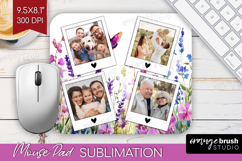 Wildflowers Photo Mouse Pad PNG - Summer Flowers Picture Pad Product Image 1