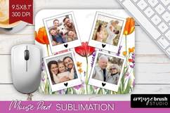 Wildflowers Photo Mouse Pad PNG - Summer Flowers Picture Pad Product Image 1