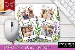Wildflowers Photo Mouse Pad PNG - Summer Flowers Picture Pad Product Image 1