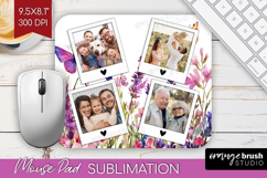 Wildflowers Photo Mouse Pad PNG - Summer Flowers Picture Pad Product Image 1