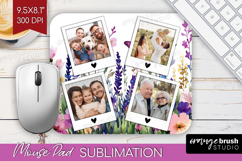 Wildflowers Photo Mouse Pad PNG - Summer Flowers Picture Pad Product Image 1