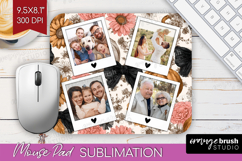 Pumpkun Photo Mouse Pad PNG - Fall Picture Frame Mouse Pad Product Image 1