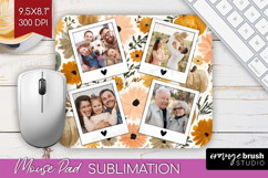 Pumpkun Photo Mouse Pad PNG - Fall Picture Frame Mouse Pad Product Image 1