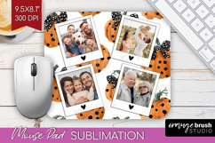 Pumpkun Photo Mouse Pad PNG - Fall Picture Frame Mouse Pad Product Image 1