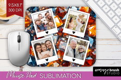 Gem Texture Photo Mouse Pad PNG - Gemstone Picture Frame Pad Product Image 1