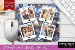Gem Texture Photo Mouse Pad PNG - Gemstone Picture Frame Pad Product Image 1