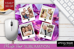 Gem Texture Photo Mouse Pad PNG - Gemstone Picture Frame Pad Product Image 1