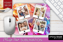 Gem Texture Photo Mouse Pad PNG - Gemstone Picture Frame Pad Product Image 1