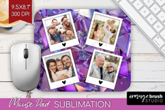 Gem Texture Photo Mouse Pad PNG - Gemstone Picture Frame Pad Product Image 1