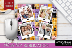 Halloween Photo Mouse Pad PNG - Spooky Picture Frame Mouse Product Image 1