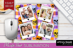 Halloween Photo Mouse Pad PNG - Spooky Picture Frame Mouse Product Image 1