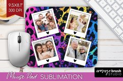 Leopard Print Photo Mouse Pad PNG - Animal Pattern Picture Product Image 1