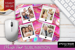 Pearl Photo Mouse Pad PNG - Pearl Texture Picture Frame Pad Product Image 1