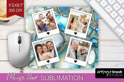 Pearl Photo Mouse Pad PNG - Pearl Texture Picture Frame Pad Product Image 1