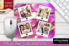 Pearl Photo Mouse Pad PNG - Pearl Texture Picture Frame Pad Product Image 1