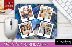 Pearl Photo Mouse Pad PNG - Pearl Texture Picture Frame Pad Product Image 1