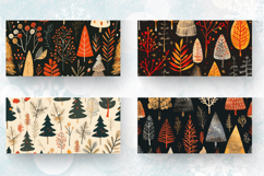 Autumn Forest Christmas Mug Wrap Sublimation Designs Product Image 2