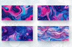 Magenta and Blue Abstract Art Mug wrap Sublimation Designs Product Image 2