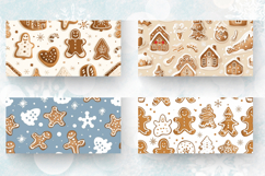 Winter Gingerbread Mug Wrap Sublimation Designs Product Image 2