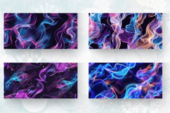 Luxury Neon Smokes Mug Wrap Sublimation Designs Product Image 2