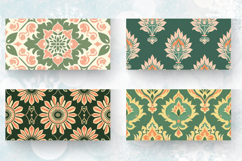 Green and Peach Indian Mug Wrap Sublimation Designs Product Image 2