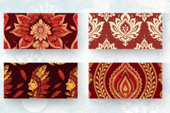 Crimson Indian Mug Wrap Sublimation Designs Product Image 2