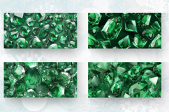 Emerald Gemstones Mug Wrap Sublimation Designs Product Image 2