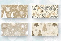 Beige Christmas Mug Wrap Sublimation Designs Product Image 2