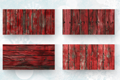 Red Wood Mug Wrap Sublimation Designs Product Image 2
