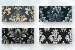 Dramatic Damask Mug Wrap Sublimation Designs Product Image 2