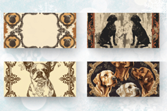 Antique Dog Frames Mug Wrap Sublimation Designs Product Image 2