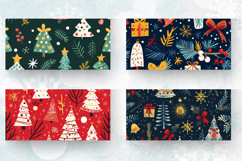 Merry and Bright Christmas Mug Wrap Sublimation Designs Product Image 2