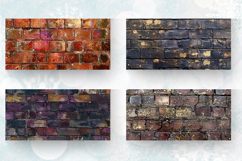 Glitzy Brick Wall Mug Wrap Sublimation Designs Product Image 2