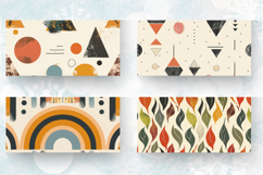 Retro Boho Minimalist Vintage Mug Wrap Sublimation Designs Product Image 2