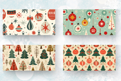 Retro Christmas Mug Wrap Sublimation Designs Product Image 2