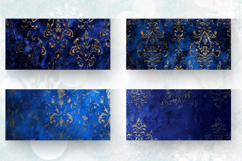 Luxury Royal Blue Mug Wrap Sublimation Designs Product Image 2