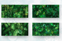 Emerald Forest Stained Glass Mug Wrap Sublimation Designs Product Image 2