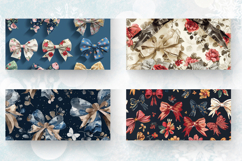 Floral Coquette Bows Mug Wrap Sublimation Designs Product Image 2