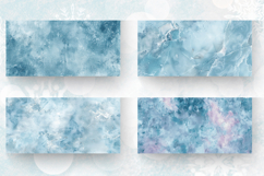 Luxury Pastel Blue Mug Wrap Sublimation Designs Product Image 2