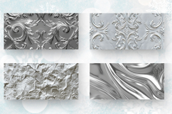 Luxury Silver Mug Wrap Sublimation Designs Product Image 2