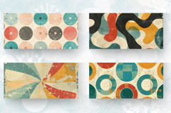 Retro Distressed Mug Wrap Sublimation Designs Product Image 2